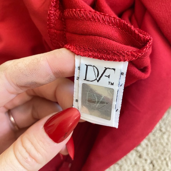 Diane Von Furstenburg Geovanna red sheath dress Rubiate - Picture 5 of 7